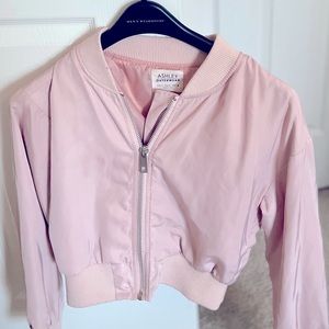 Pink zip up jacket